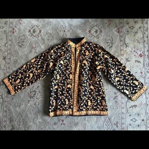 Vintage One Of A Kind Embroidered Floral Jacket